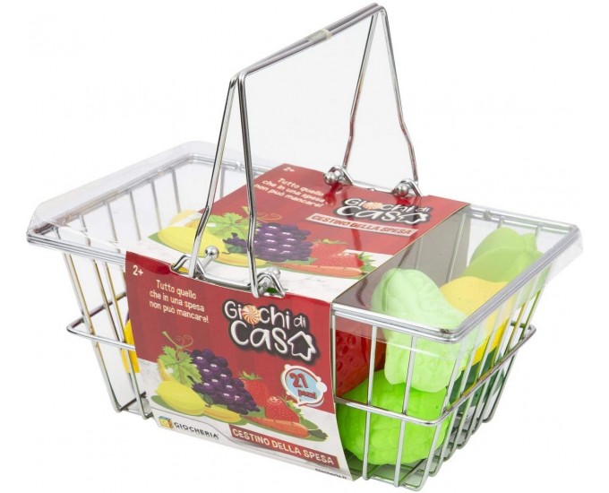 GIOCHI DI CASA CESTINO IN METALLO 1