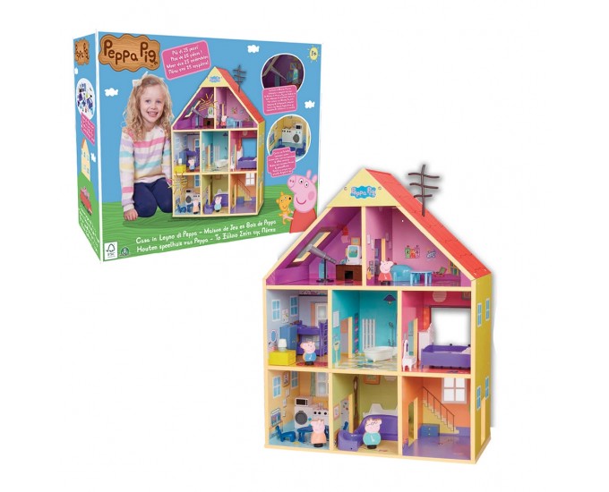 PEPPA PIG CASA IN LEGNO DE LUXE