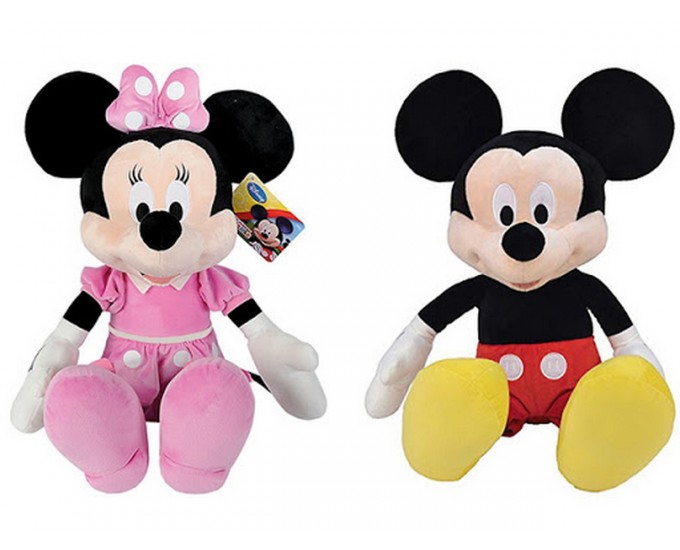 PELUCHE MINNIE E TOPOLINO CM.75