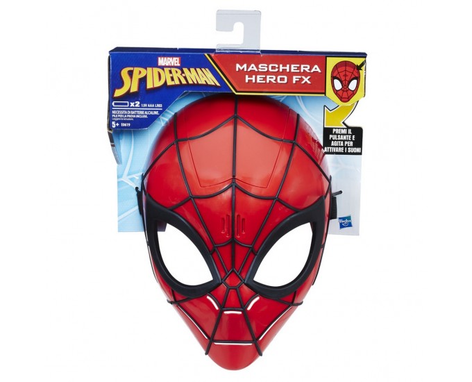 SPIDERMAN HERO FX MASCHERA ELETT.