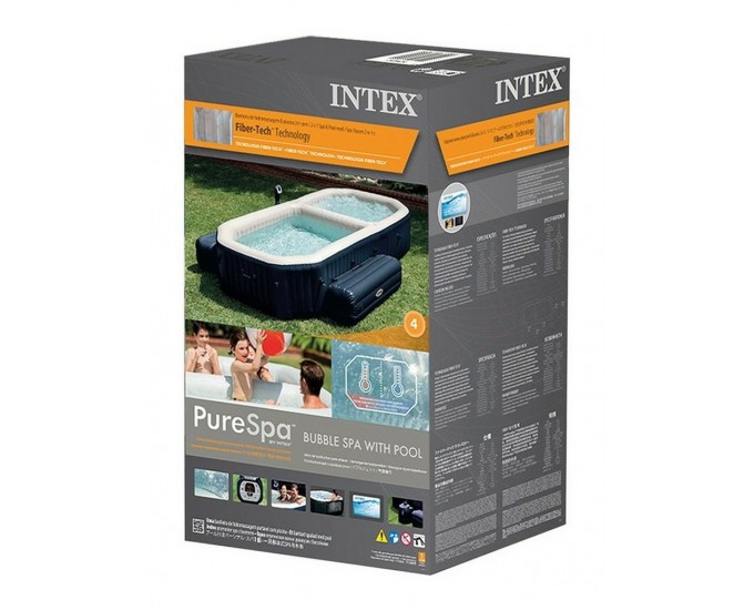 INTEX PURE-SPA DOPPIA 386X257X71