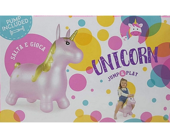 UNICORNO ROSA GONF.CAVALCABILE C/P.