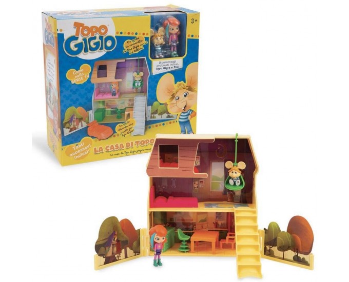 TOPO GIGIO CASA PLAYSET C/2 PERS.