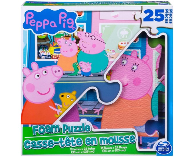 PEPPA PIG PUZZLE GOMMAPIUMA 25PZ