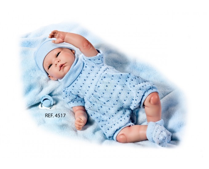 REBORN VALENTIN AZZURRO 46CM 1,5KG
