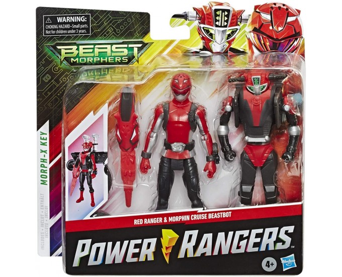 POWER RANGERS B.M.RED E CRUISE BEAS