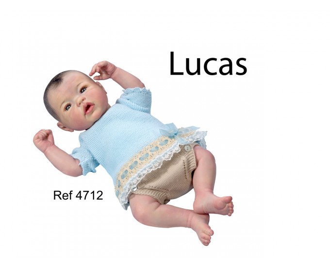REBORN LUCAS BEIGE/CEL.46CM 1,9KG