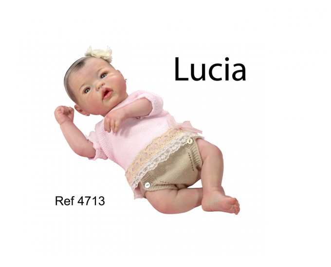 REBORN LUCIA BEIGE/ROSA 46CM 1,9KG