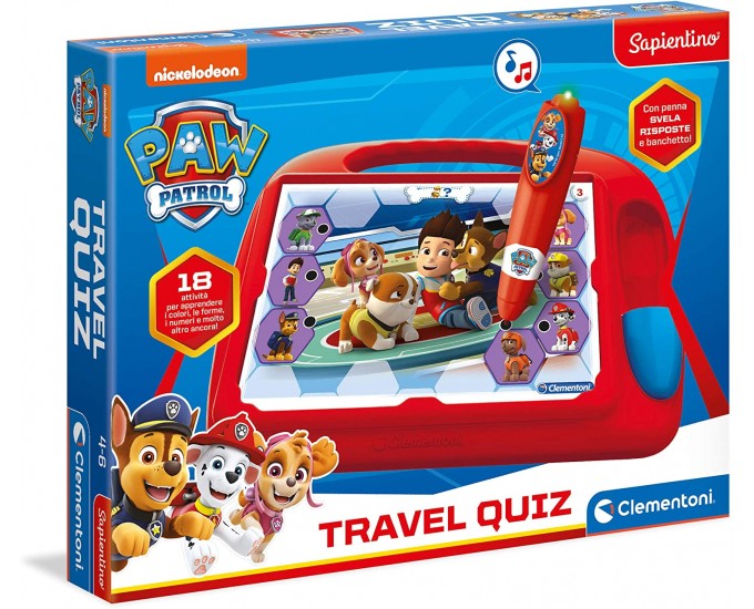 SAPIENTINO TRAVEL QUIZ PAW PATROL