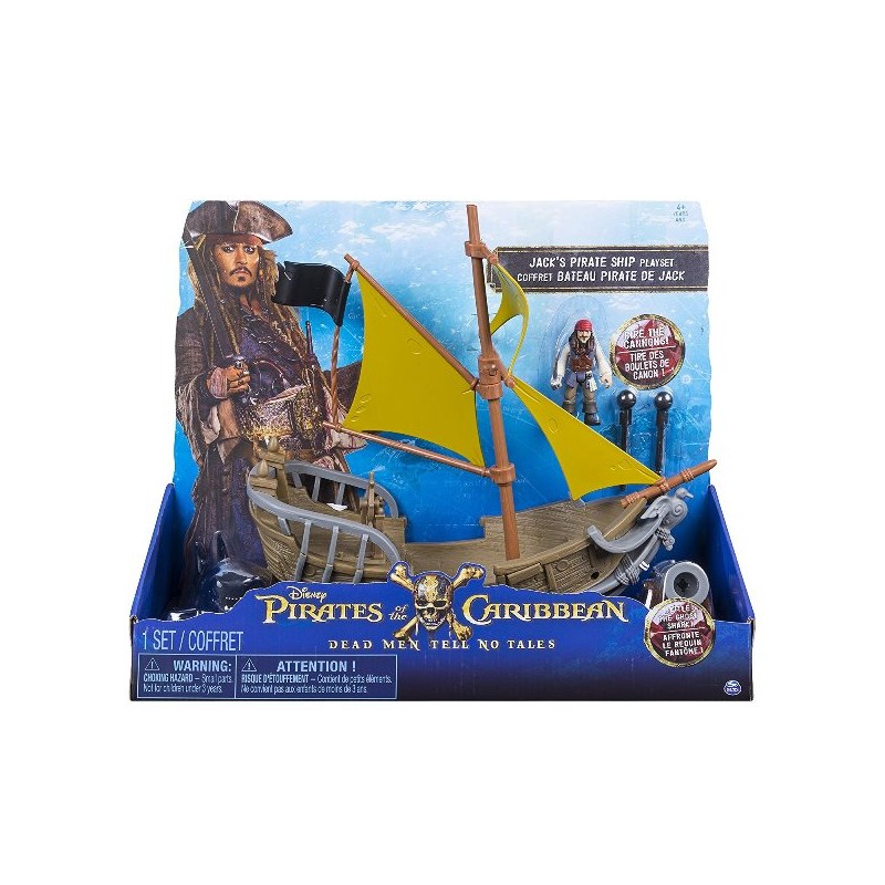 Mattel Bambole Pirati Dei Caraibi NAVE DI JACK SPARROW Ludoville