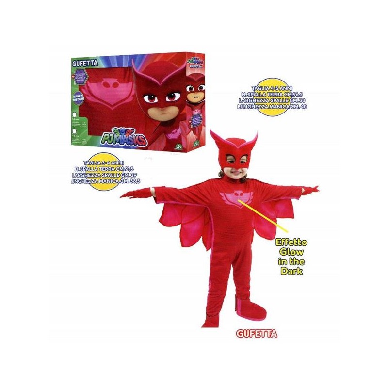 PJ MASKS COSTUME GUFETTA