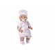 BAMBOLA CARLA LANA ROSA 38CM