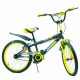 BICI 20 FLASH LINE NERO VERDE/ARANC