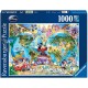 PUZZLE 1000 MAPPAMONDO DISNEY