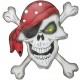 TESCHIO PIRATA CON OSSA INCROCIATE