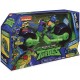 TURTLES RISE OFF MOTO C/PERSONAGGIO
